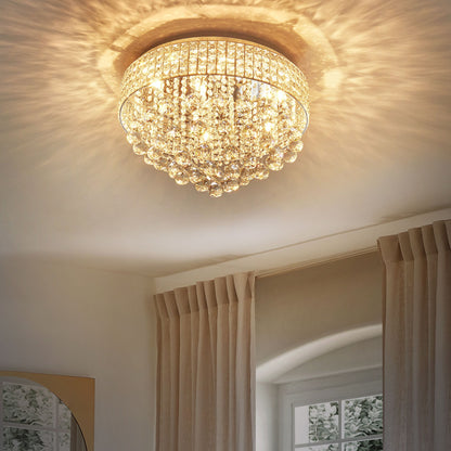 Lighting Crystal Chandelier Chrome Finish Pendant Crystals