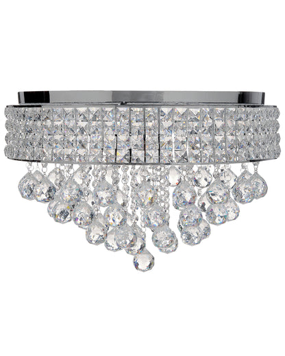 Lighting Crystal Chandelier Chrome Finish Pendant Crystals