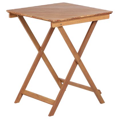Eucalyptus 3 Piece Folding Bistro Set With Two Chairs