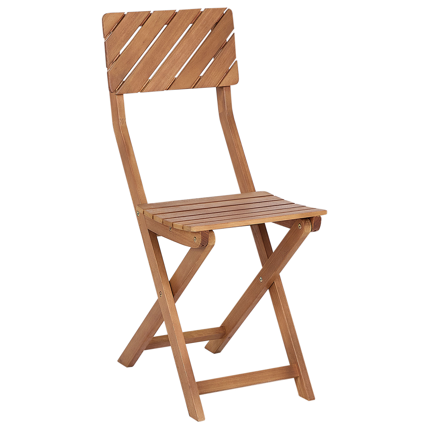 Eucalyptus 3 Piece Folding Bistro Set With Two Chairs