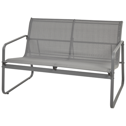 Garden Grey Industrial 4 Seater Sofa Set With Table