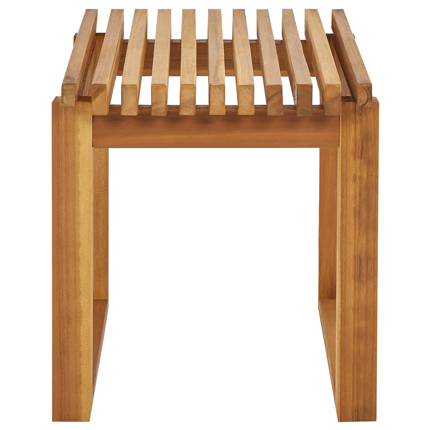 Garden Bistro Coffee Table Light Acacia Wood 40 x 40cm