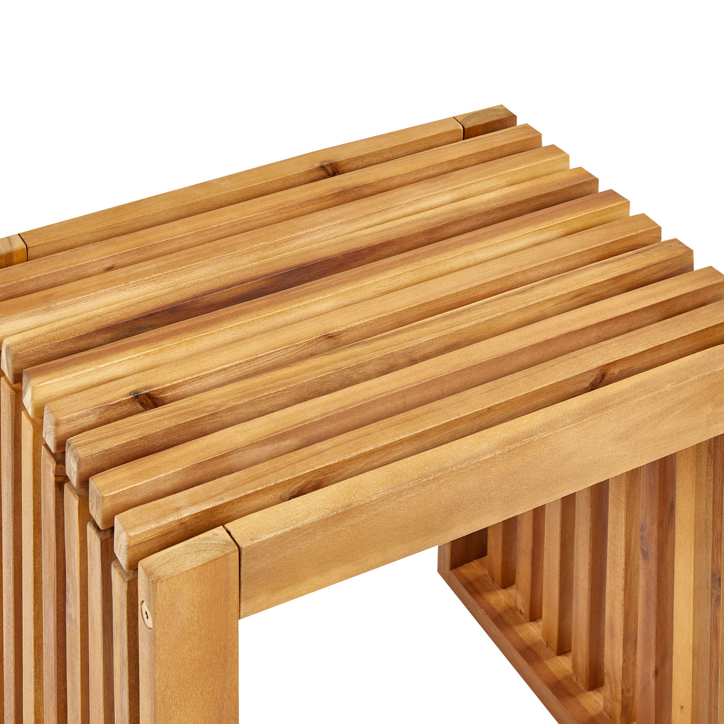 Garden Dining Set 4 Pieces Solid Acacia Table And Stools