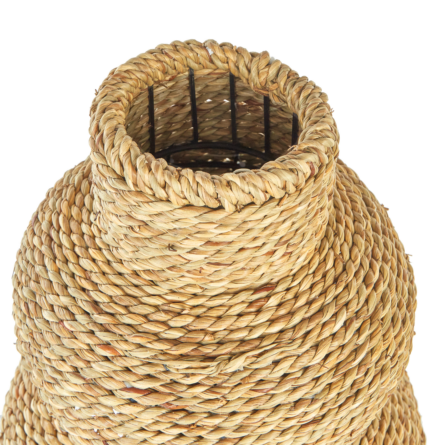 Seagrass Rope Vase Handmade Natural Style Dried Flowers