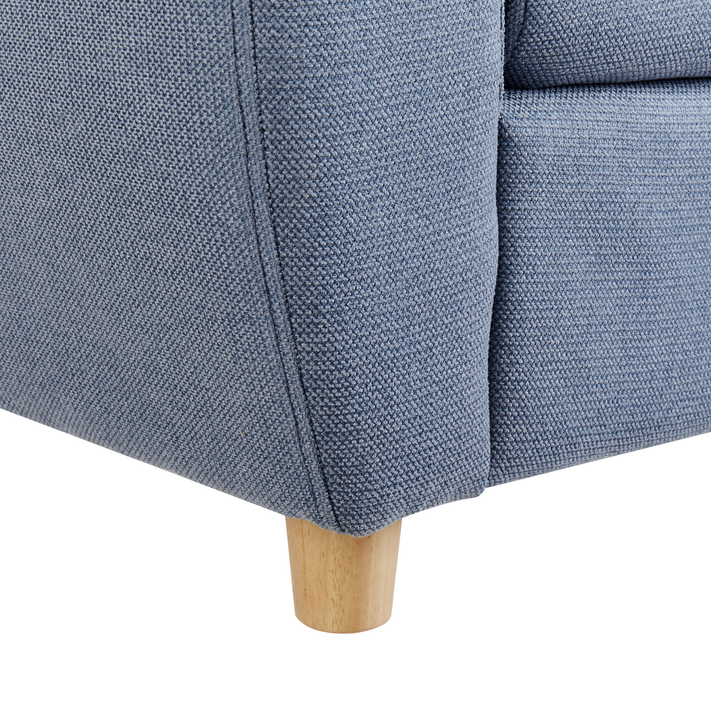 Blue Armchair For Children With Armrests Modern Design