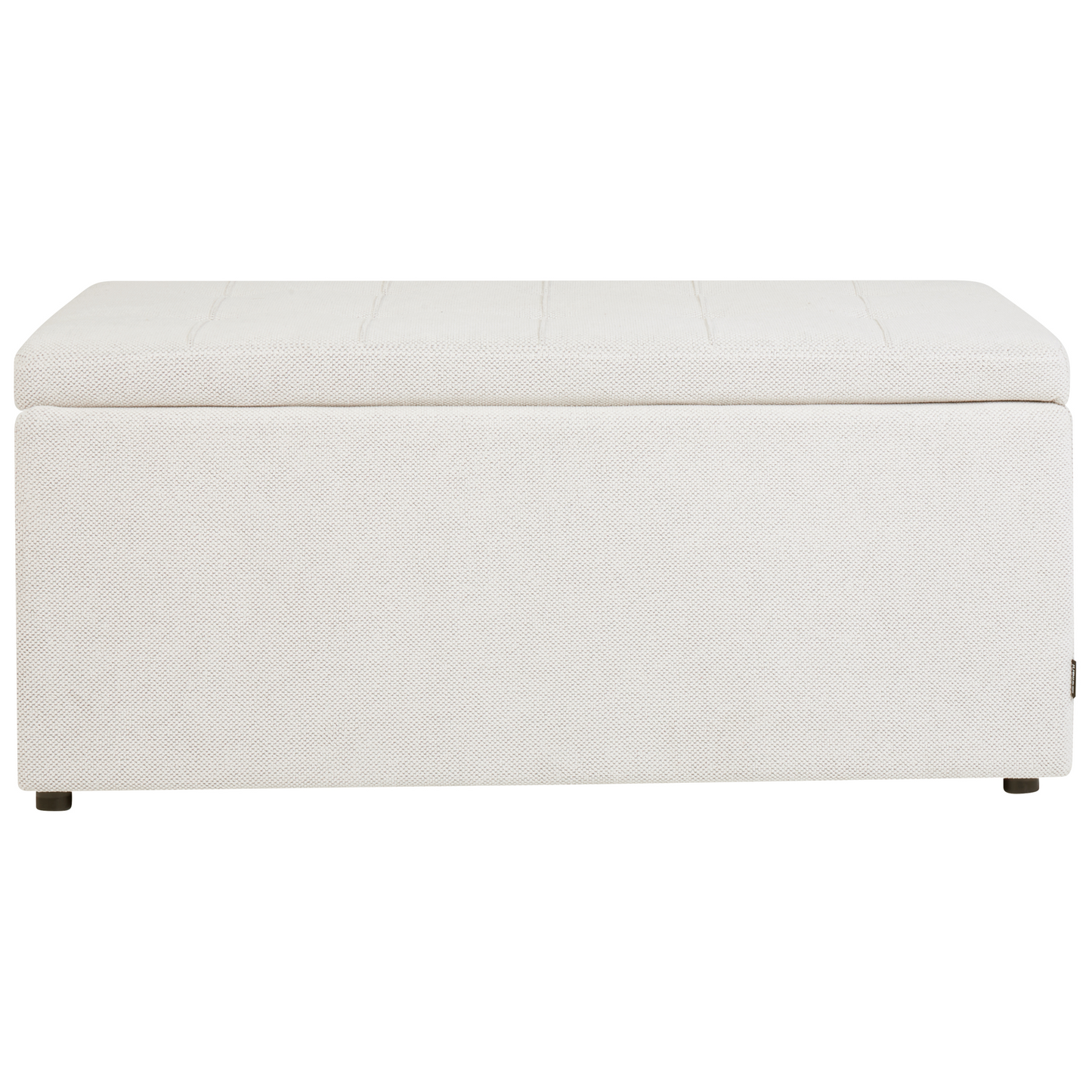 Noble Home Ottoman Off White Footstool With Storage
