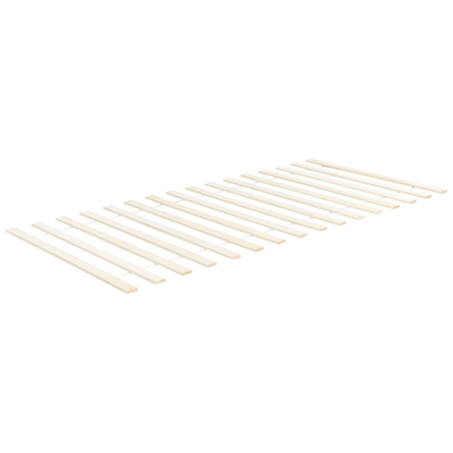 Bed Frame Light Brown 90 x 200cm Slatted Base EU Single