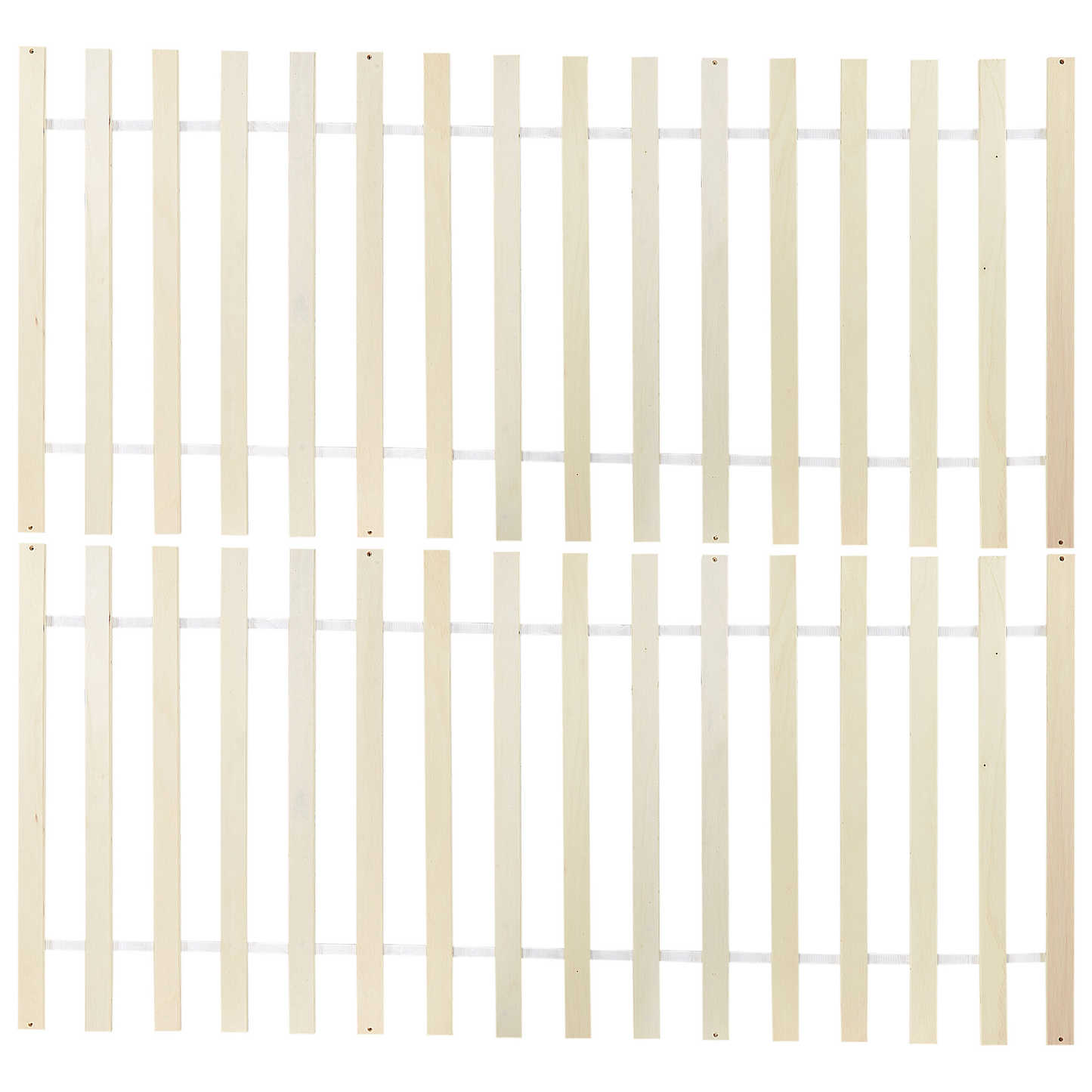 Bed Frame White Pine 140 x 200 4ft6 Slatted