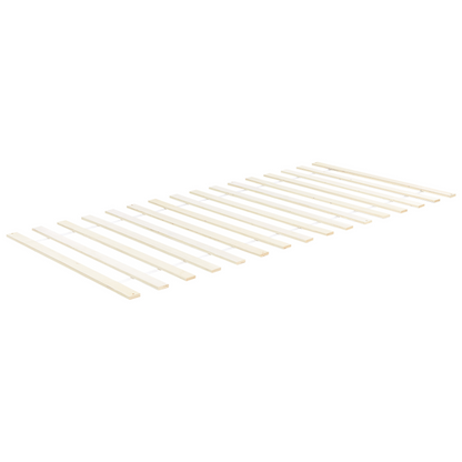 EU Pine Wood Single Bed 3ft With Headboard Slatted Frame