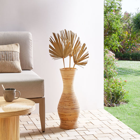 Rattan Vase 50cm Boho Rustic Home Decor
