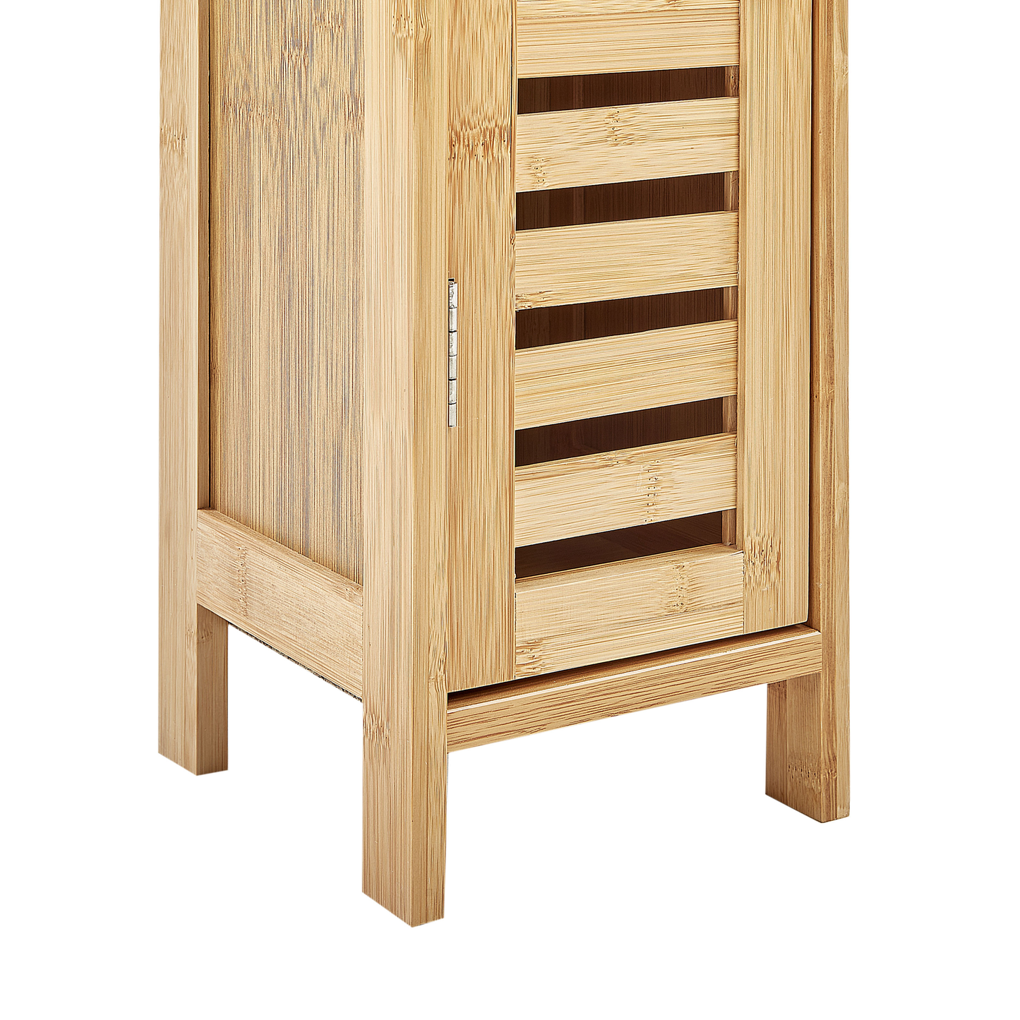 Toilet Paper Cabinet Light Brown With Shelves And Door Minimalistic Design For Bathrooms