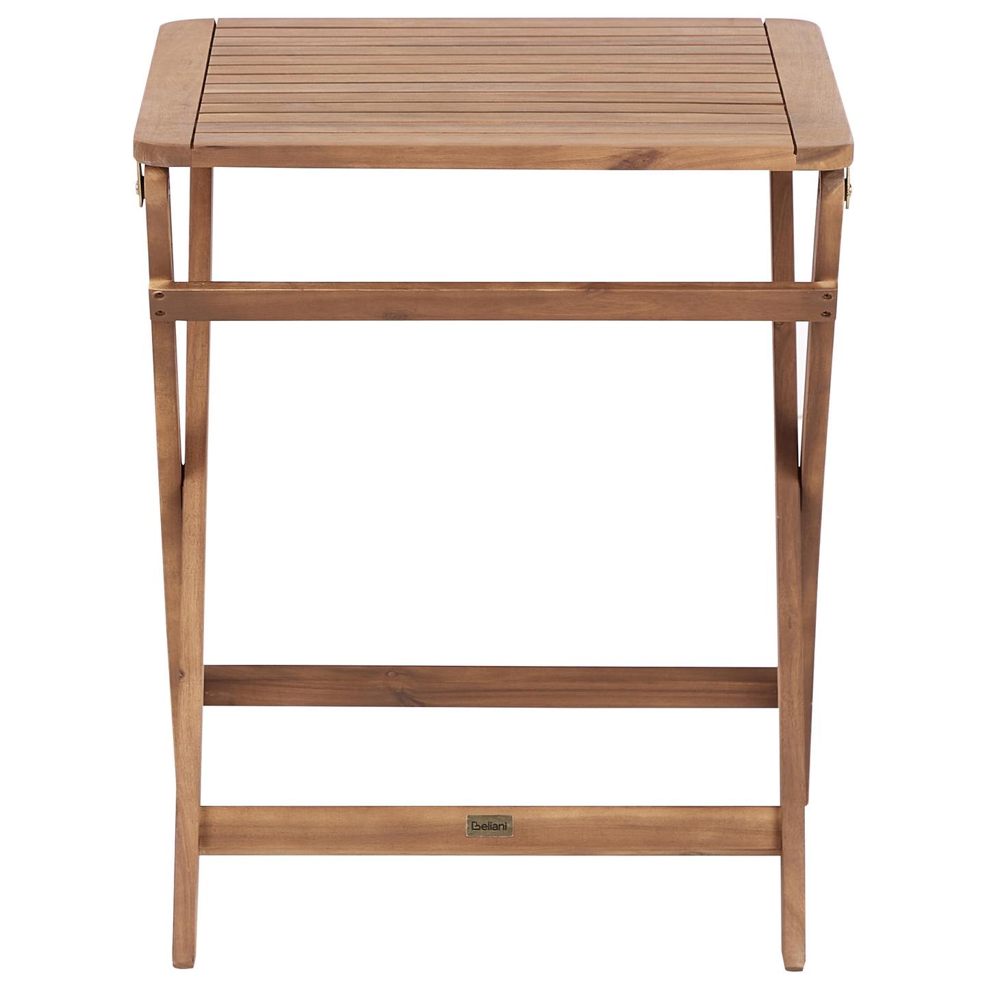 Acacia Wood Folding Garden Table 60 x 60cm Outdoor Rustic