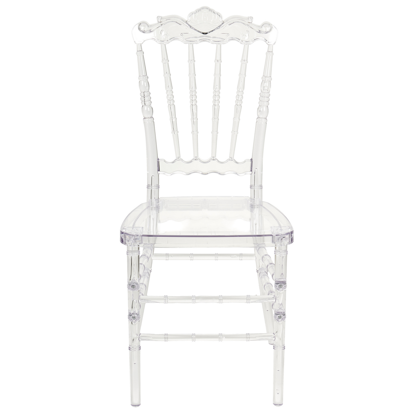 Transparent Vintage Inspired Dining Chairs Set Of 2 Clear Plastic For Modern Dining Room