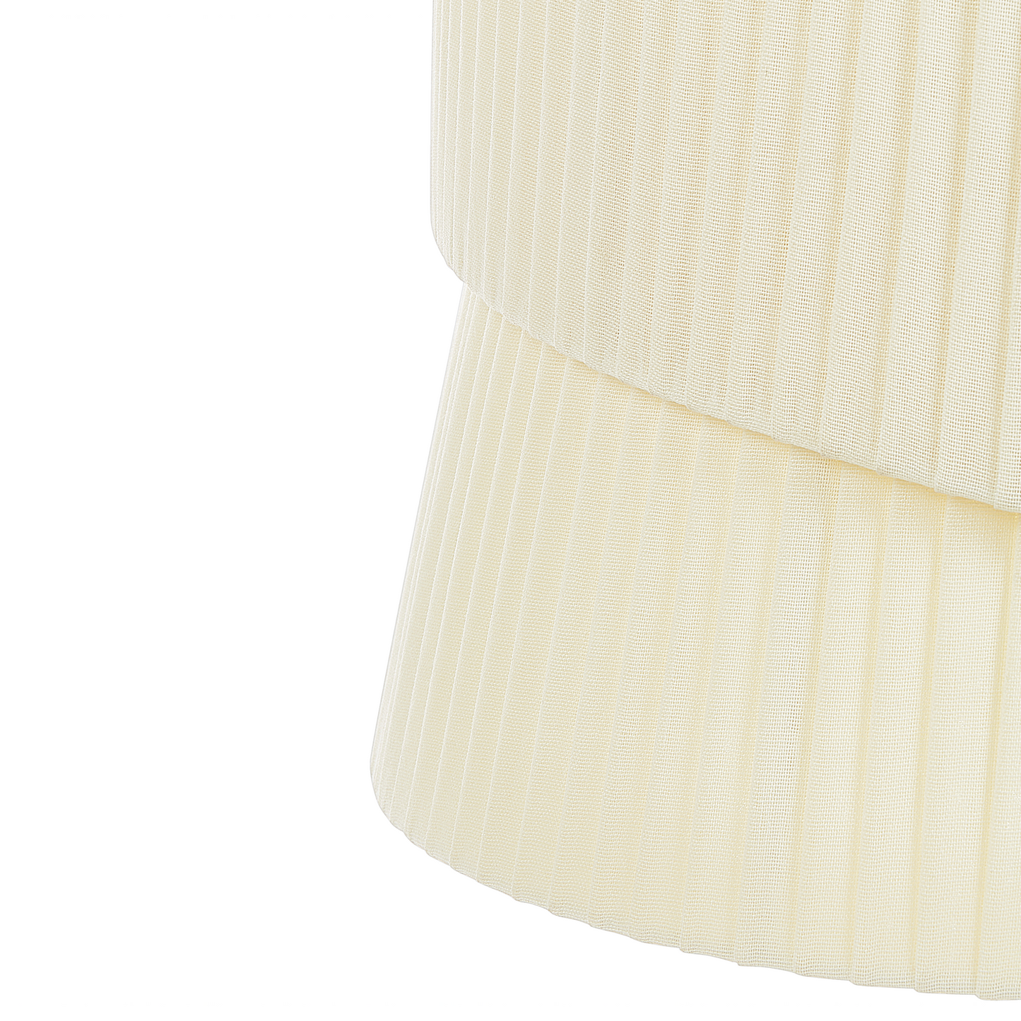 Pendant Lamp Beige 178cm Fabric Shade Boho Modern Light
