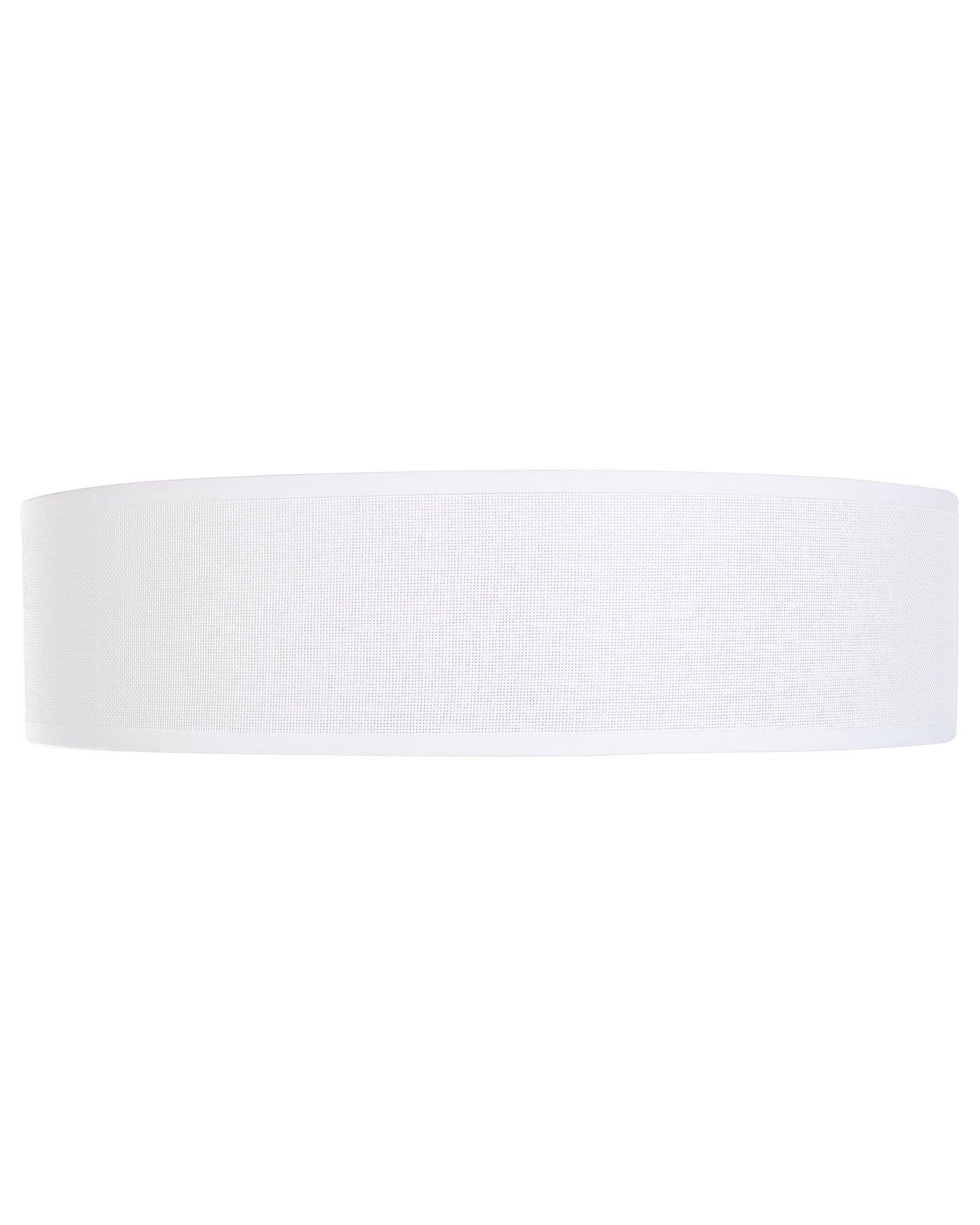 Ceiling Lamp White Paper Ring Shade 60cm Wicker Boho Flush Mount Living Room