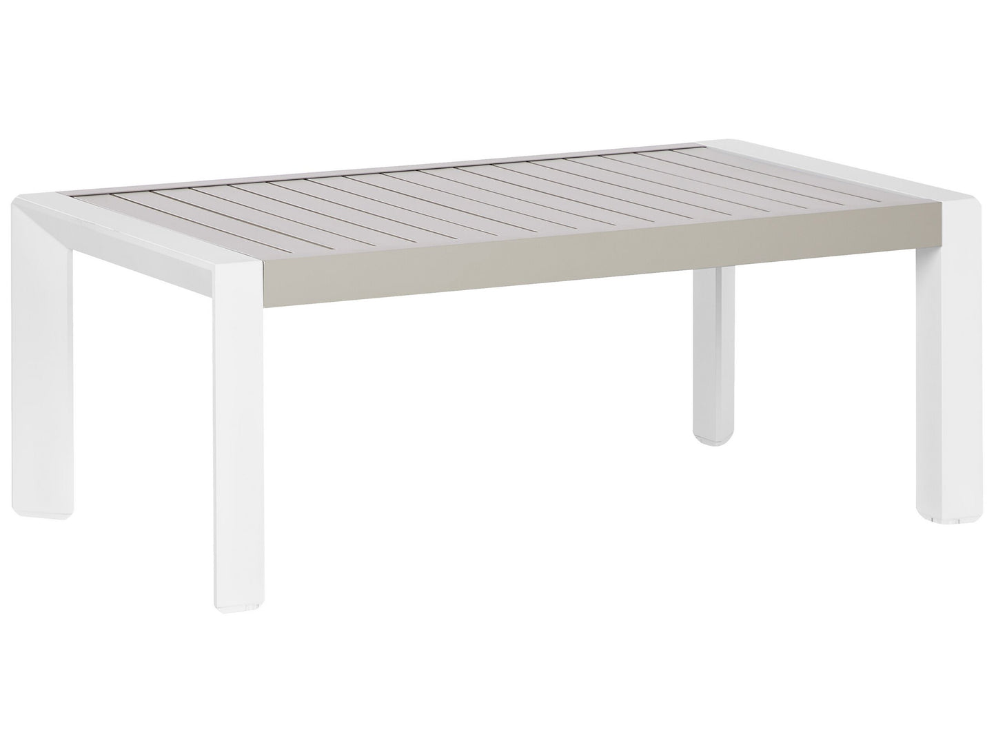 Taupe Aluminium Outdoor Coffee Table 120 x 170cm
