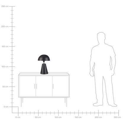 Handmade Table Lamp Black Metal Iron Living Room Modern