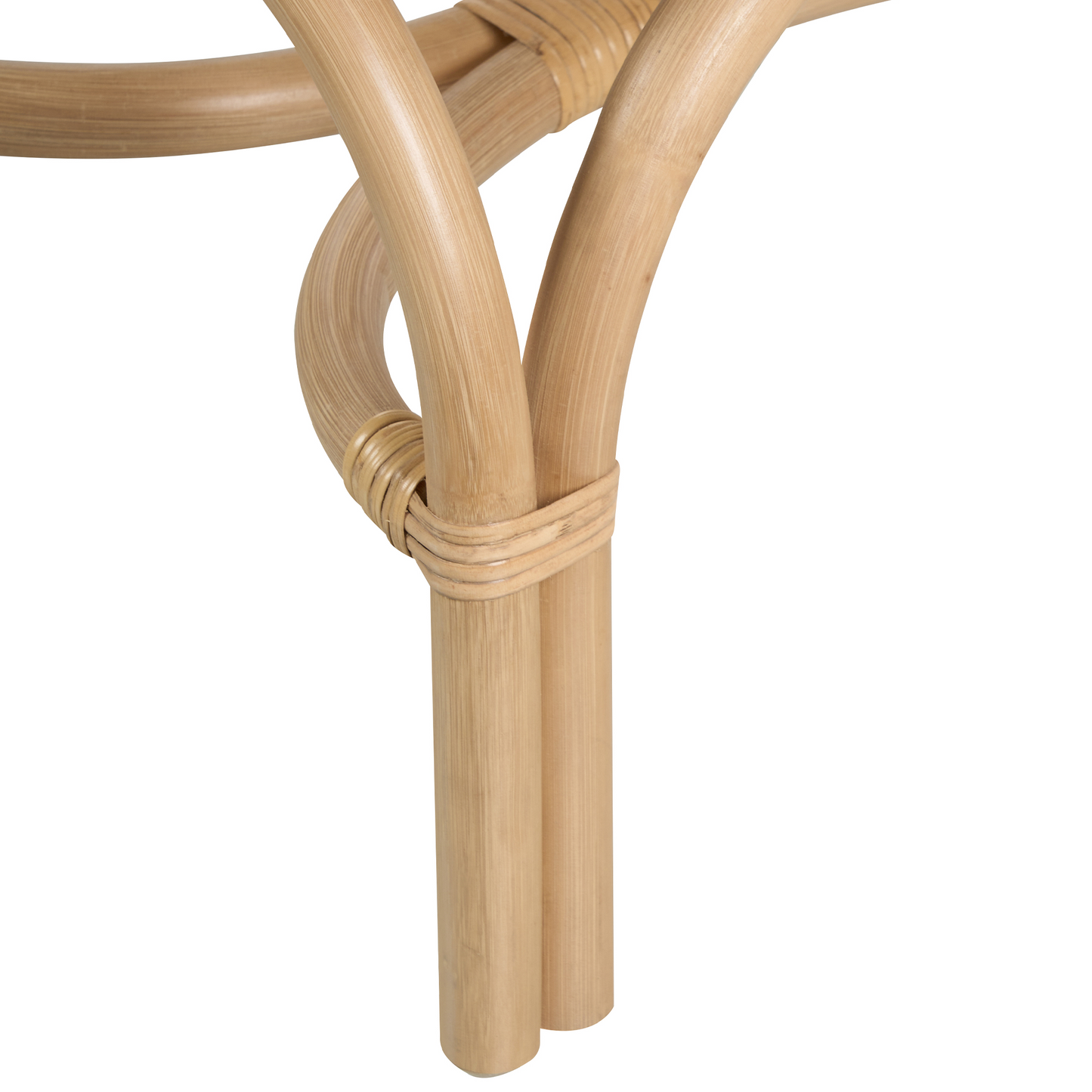 Kids Chair Natural Rattan Heartback 60cm