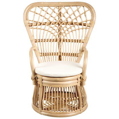 Kids Chair Natural Rattan Handmade Indoor Outdoor