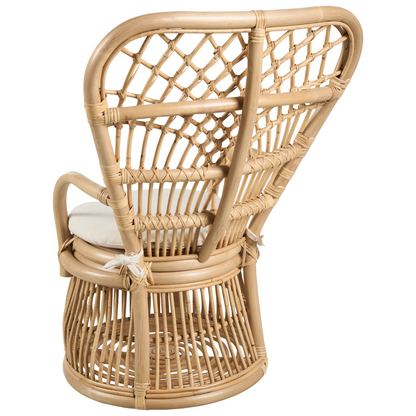 Kids Chair Natural Rattan Handmade Indoor Outdoor