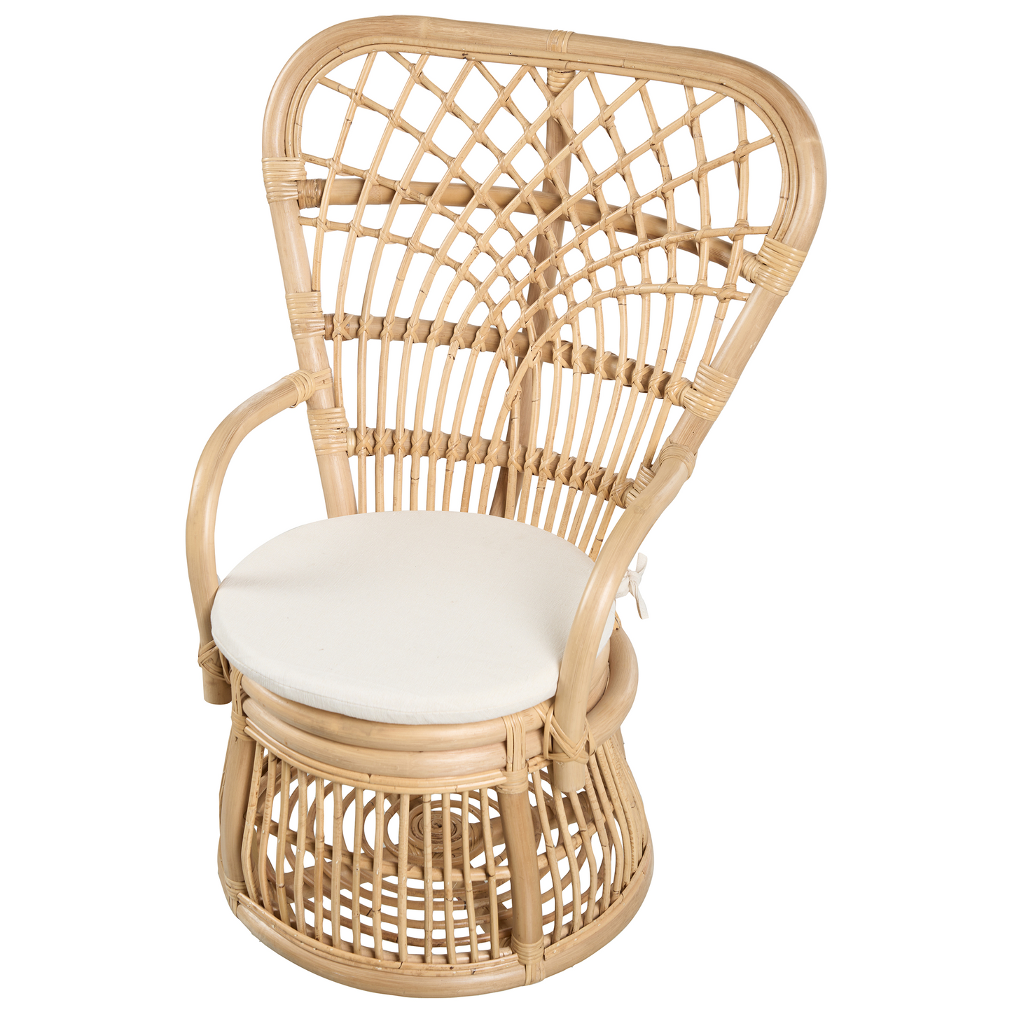 Kids Chair Natural Rattan Handmade Indoor Outdoor