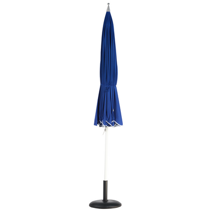 Garden Market Parasol Blue 2.45m Aluminium Pole