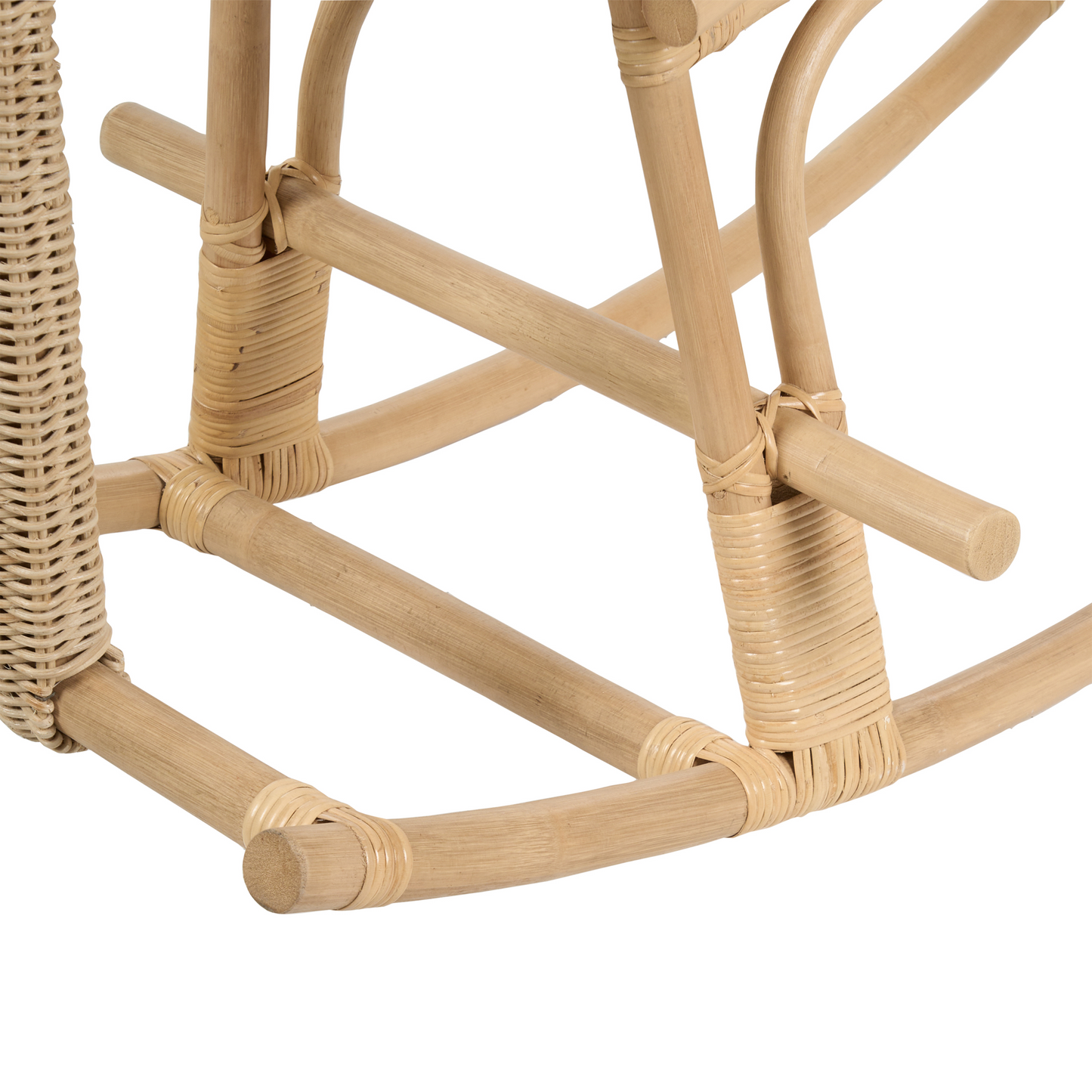 Garden Kids Elephant Rocking Chair Natural Rattan Patio Indoor