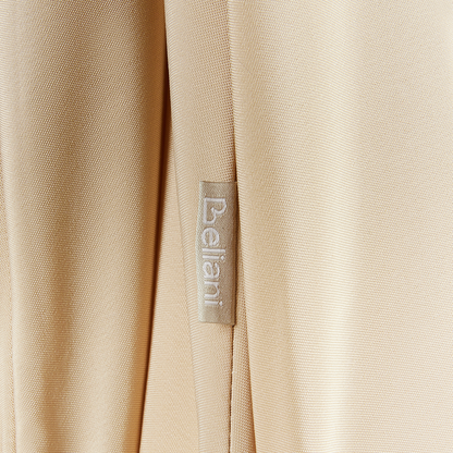 Garden Market Parasol Beige Aluminium Pole 2.45m Outdoor Shade