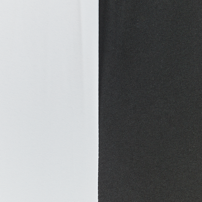 Garden Market Parasol Black White UV Resistant Aluminum Pole 2.45m
