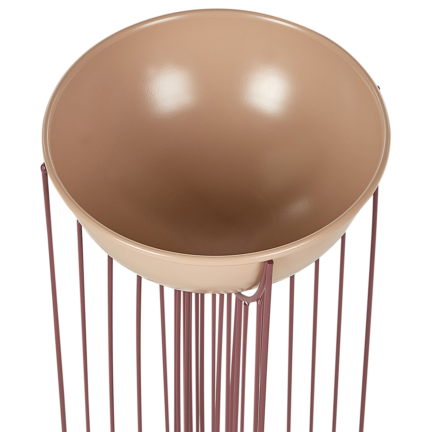 Pink Iron Plant Stands Set Of 2 55 By 45cm Indoor Modern
