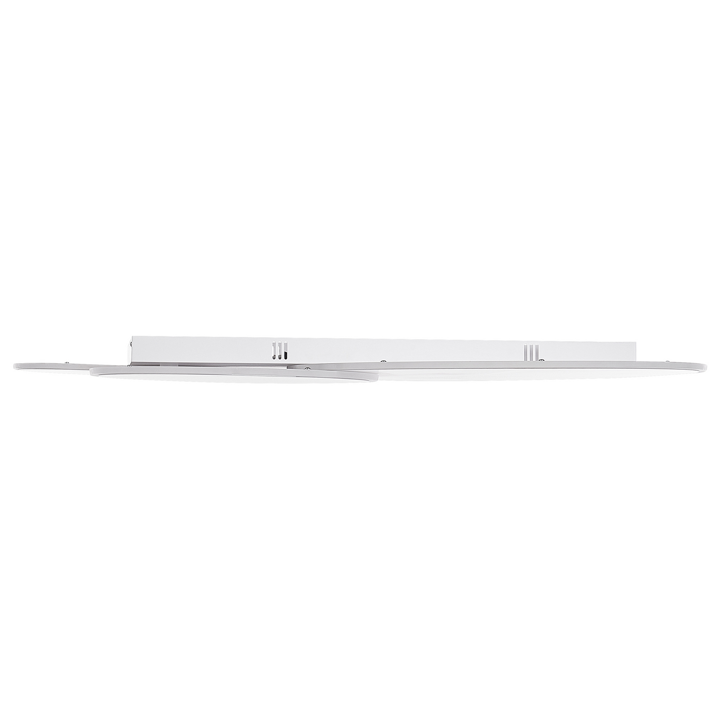 Ceiling Lamp White Acrylic Shade Round Design Dimmable LED