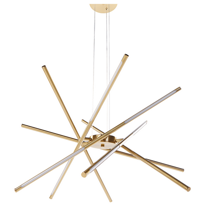 Pendant Lamp Gold Metal Modern With Remote Dimmer