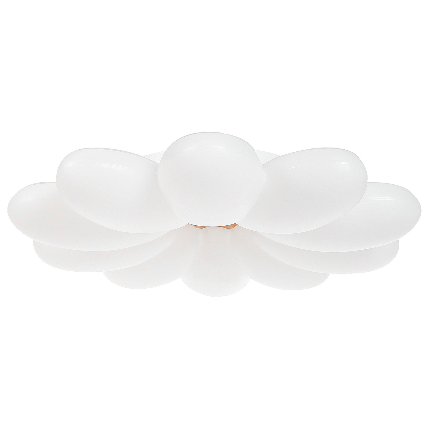 Ceiling Lamp With White Acrylic Flower Shade For Kids Room Design Accent Lighting