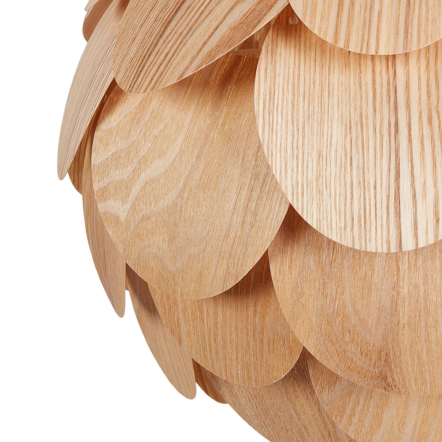 Pendant Lamp Acorn Shade Natural Bamboo Wood