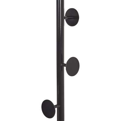 Black Marble Base Coat Stand Freestanding Industrial Jacket Rack For Hallways