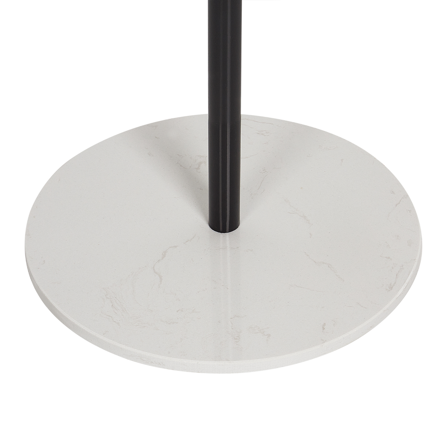 Black Marble Base Coat Stand Freestanding Industrial Jacket Rack For Hallways