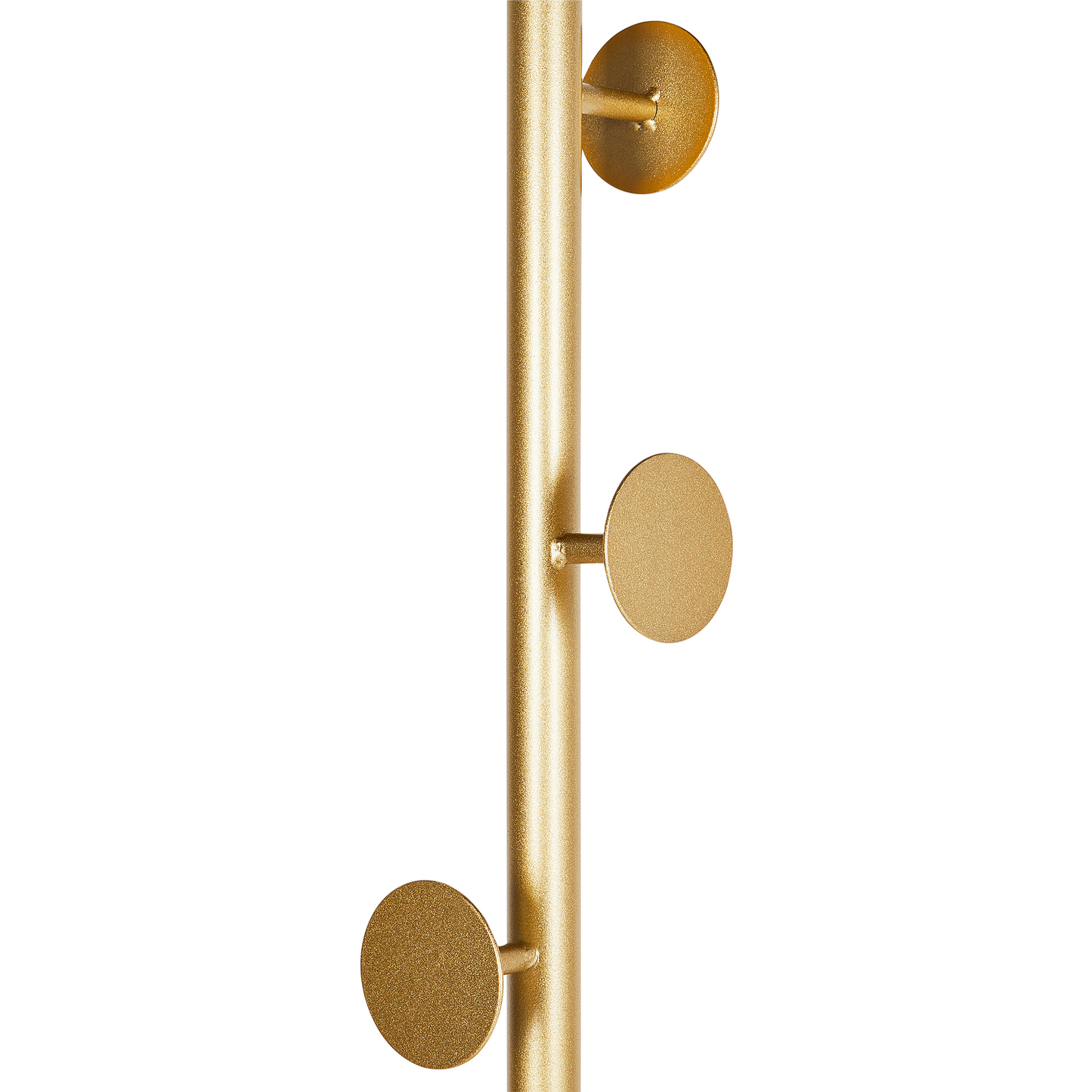 Gold Metal Marble Base Coat Stand Freestanding Industrial Jacket Rack For Hallways
