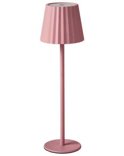 Table Lamp Pastel Pink Aluminum Iron Indoor Outdoor Modern