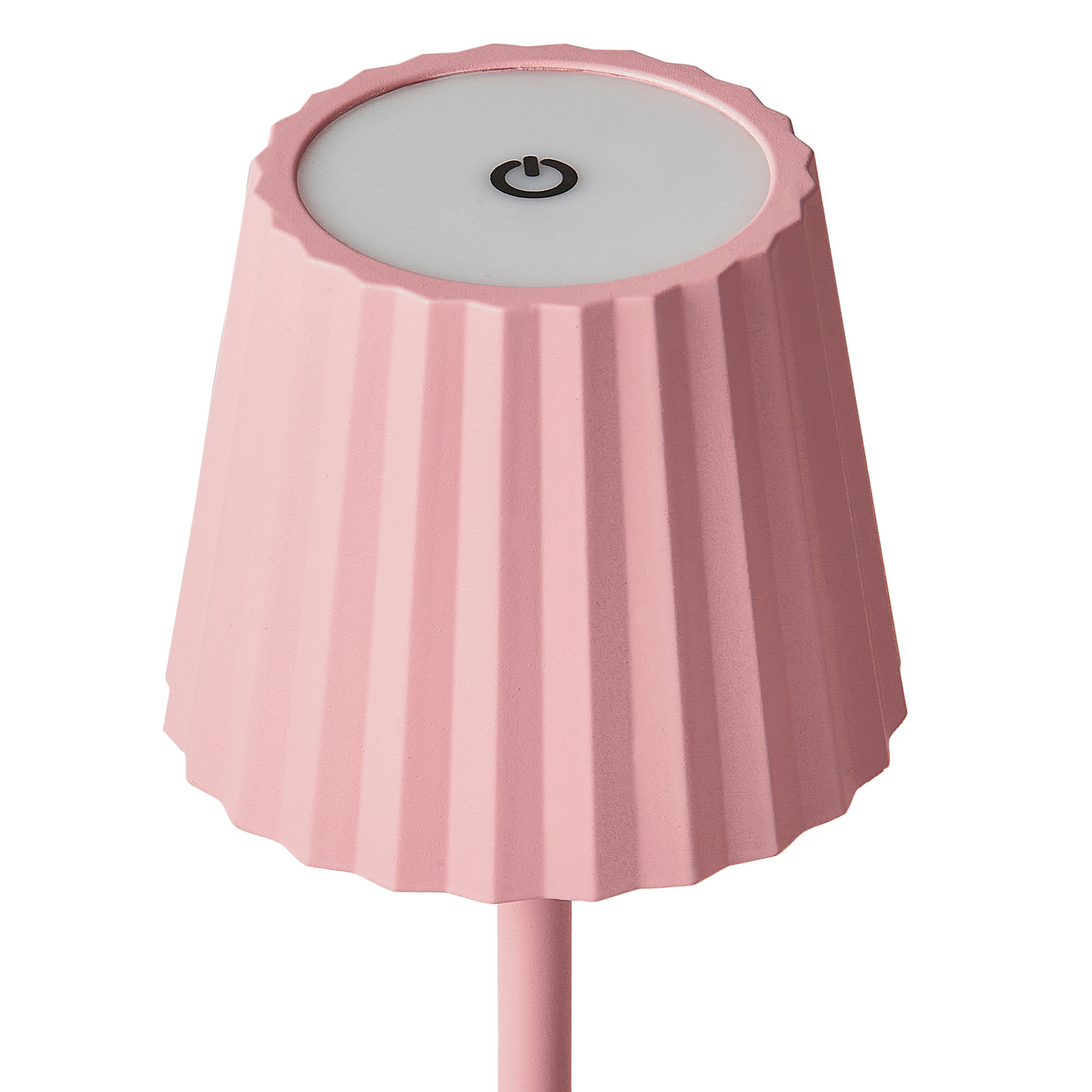 Table Lamp Pastel Pink Aluminum Iron Indoor Outdoor Modern