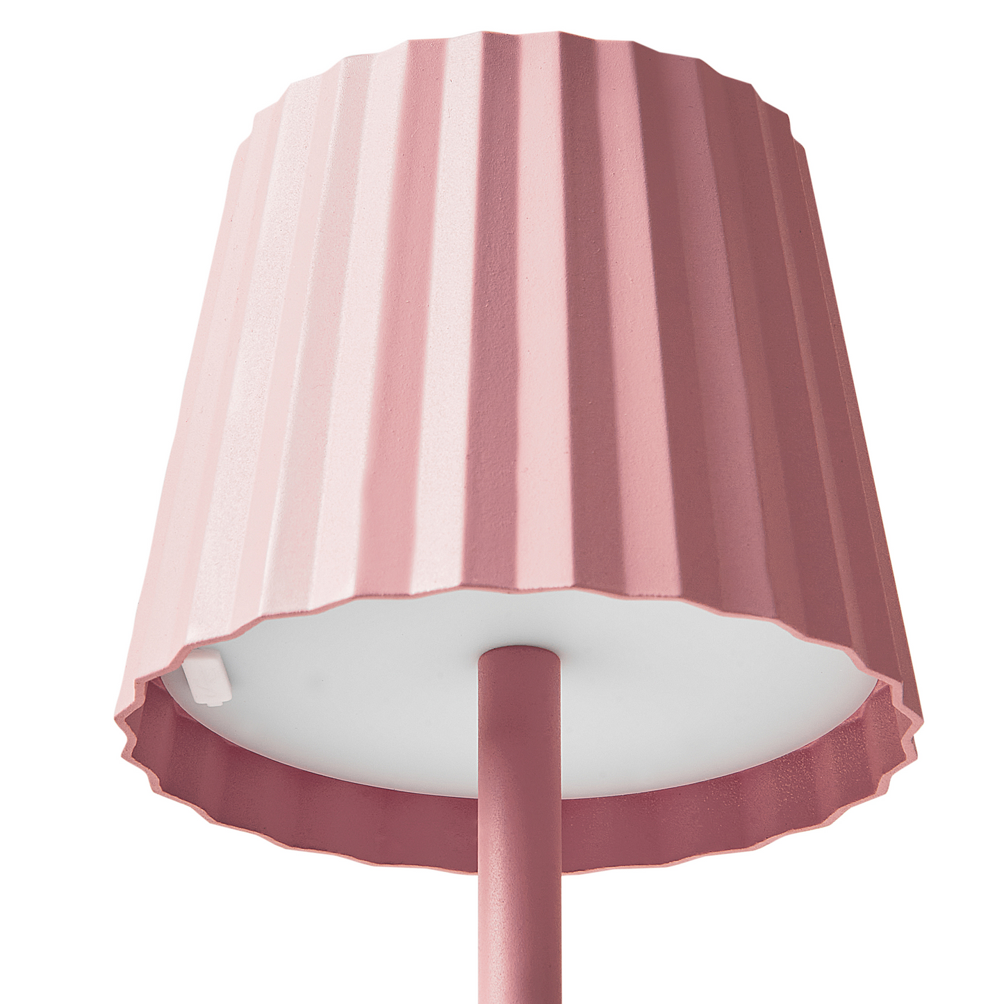 Table Lamp Pastel Pink Aluminum Iron Indoor Outdoor Modern