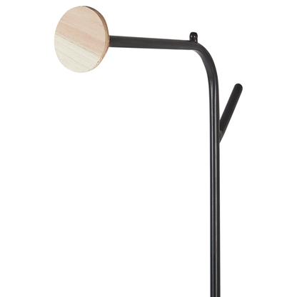 Black Iron Clothes Rail 171cm Freestanding Rack