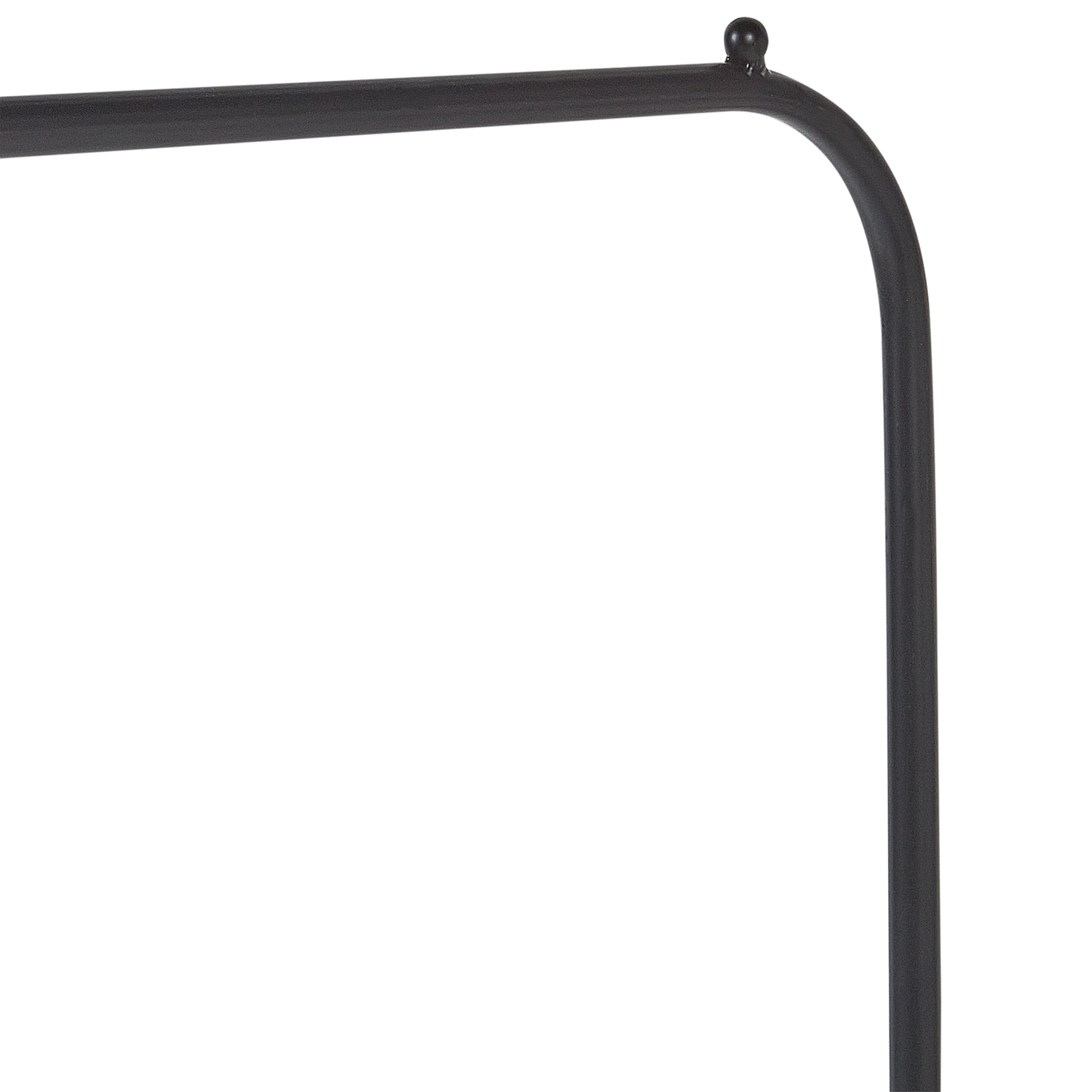 Black Iron Clothes Rail 171cm Freestanding Rack