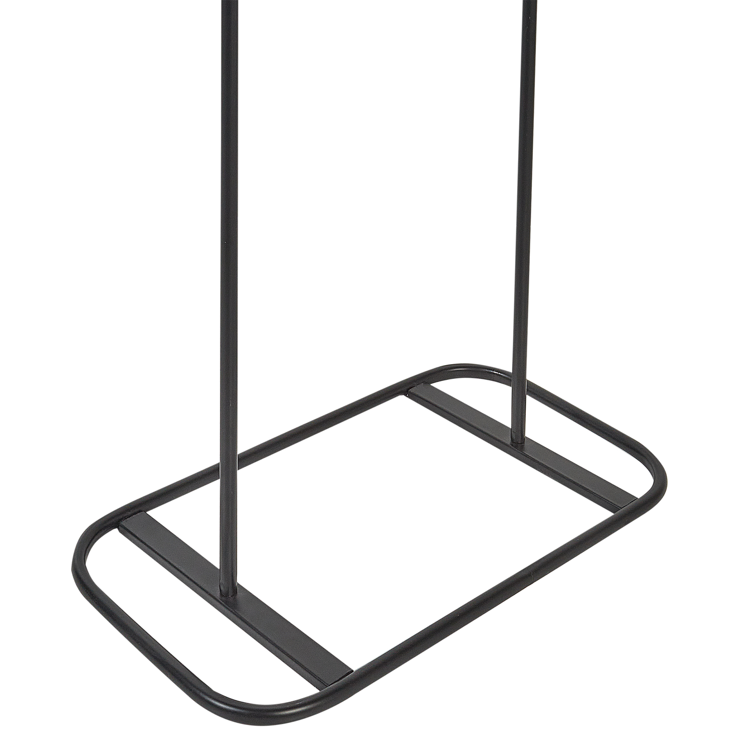 Black Iron Clothes Rail 171cm Freestanding Rack