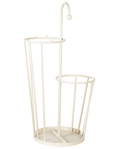 Umbrella Stand Metal Iron Light Beige Modern Hallway And Living Room Organizer