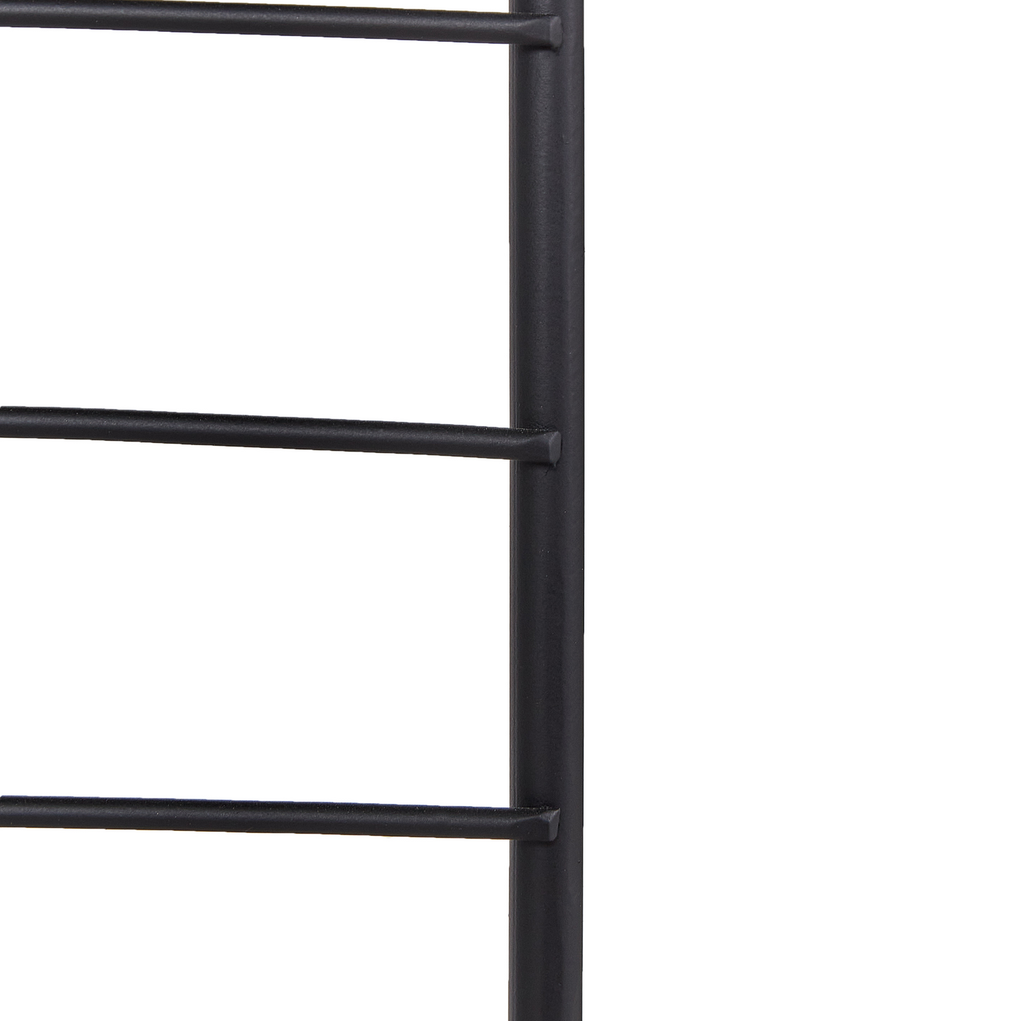 Casa Luxe Black 3 Panel Folding Room Divider Metal Screen