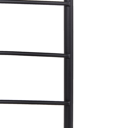 Casa Luxe Black 3 Panel Folding Room Divider Metal Screen