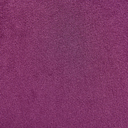 Pouffe Purple Velvet Round Footstool 45 By 45 By 40cm