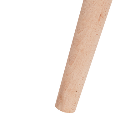 Plant Stand Sand Beige Tall Round Wood Base