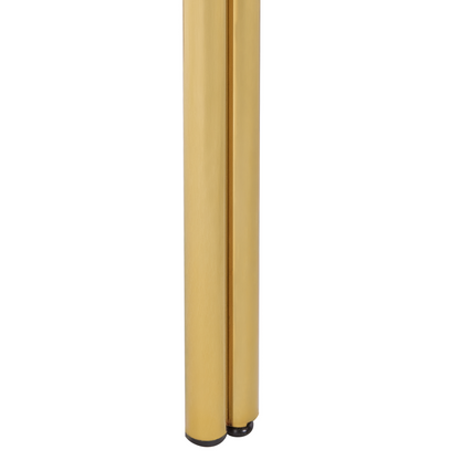 Console Table Gold Glass Top Metal Frame 120 x 41cm