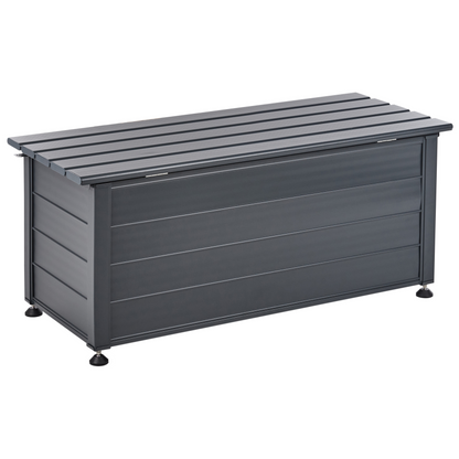Aluminium Storage Box Dark Grey 113 x 50cm